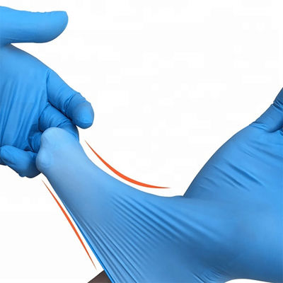 Guantes estéril quirúrgicos del nitrilo ningún látex ningunos guantes estéril disponibles del polvo