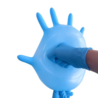 Guantes estéril quirúrgicos del nitrilo ningún látex ningunos guantes estéril disponibles del polvo