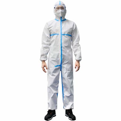 Ropa disponible del aislamiento de SF a prueba de polvo con el puño encapuchado/elástico