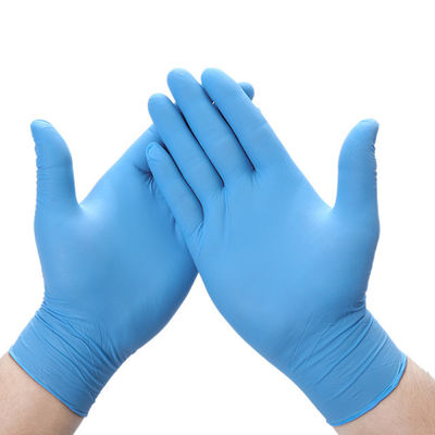 Guantes S M L XL del nitrilo guantes/En455 de la seguridad del nitrilo del 12X24CM