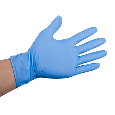 Guantes S M L XL del nitrilo guantes/En455 de la seguridad del nitrilo del 12X24CM