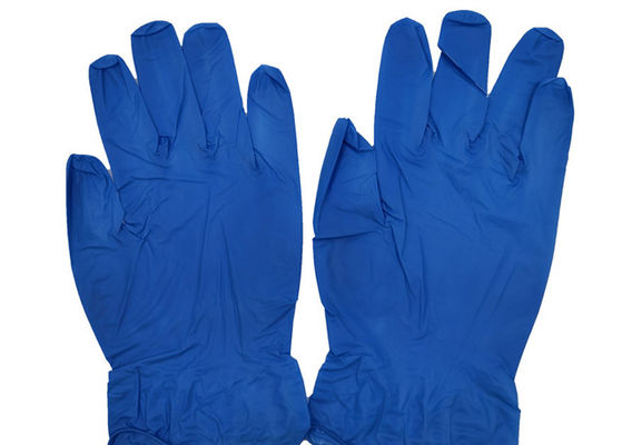 Guantes de la seguridad del nitrilo de EN455 EN374/guantes disponibles del vinilo del nitrilo