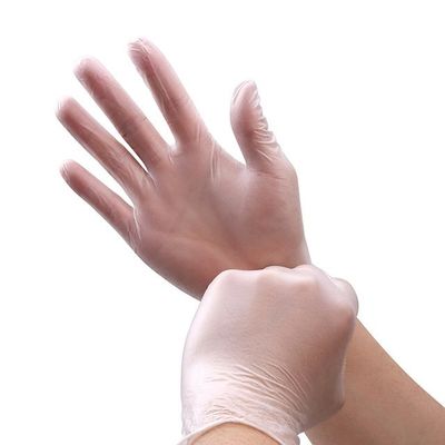 Guantes plásticos del examen del vinilo del PVC de los guantes del corte anti disponible de la talla media disponibles