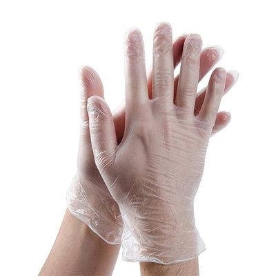 Guantes plásticos del examen del vinilo del PVC de los guantes del corte anti disponible de la talla media disponibles
