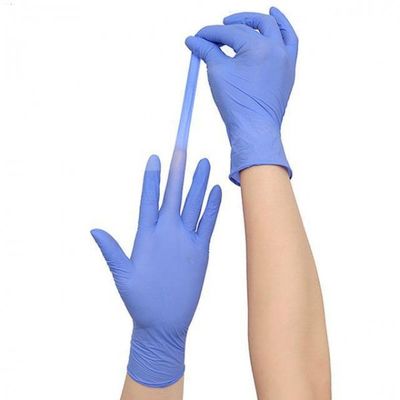 guantes no médicos del nitrilo de la longitud del S-xl los 24cm/guantes aprobados por la FDA del nitrilo