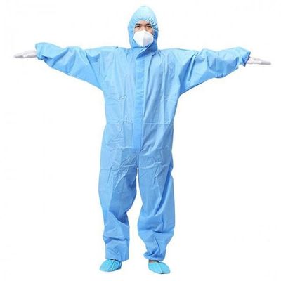 Traje químico de las batas protectoras disponibles del grupo 40Gsm de Signo con la capilla