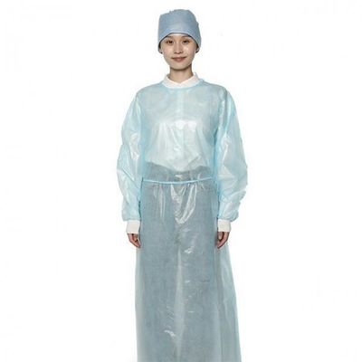 El plástico disponible verde modificado para requisitos particulares viste los vestidos disponibles de la barrera 35gsm