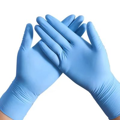 Los guantes disponibles médicos del nitrilo de ISO13485 ISO14001 Xl Xxl se pulverizan libremente