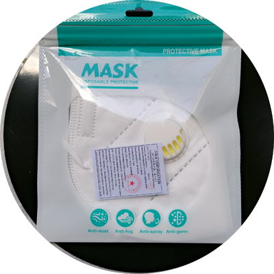Mascarilla protectora disponible de los adultos 5Ply KN95 con la sola válvula