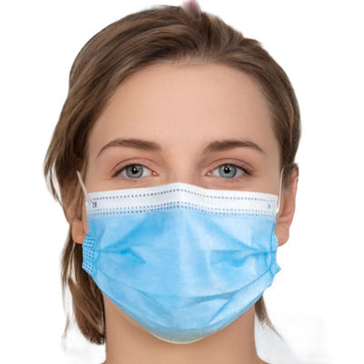 mascarilla no tejida disponible azul de la mascarilla de las capas Ffp2