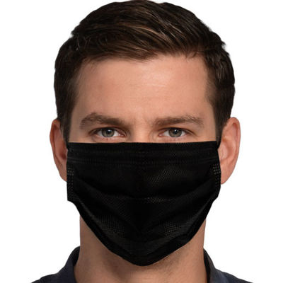 Contaminación anti protectora disponible de la mascarilla del gancho negro 50pcs/box