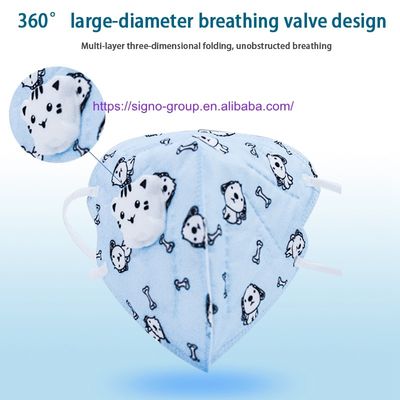 máscara impresa niños del diseño 3D/mascarilla de los niños con la válvula