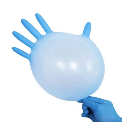 Mecánicos azules de ASTM D6319 6 Mil Disposable Nitrile Gloves For
