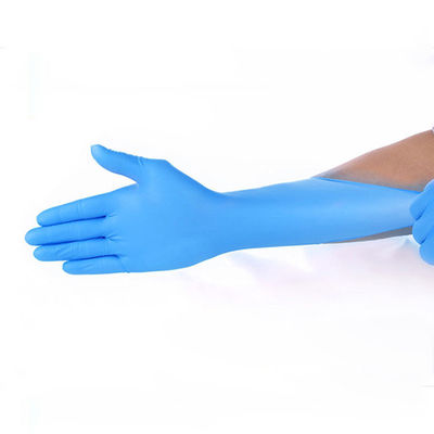 Guantes disponibles resistentes químicos S-XL 100glove/Box del nitrilo del OEM