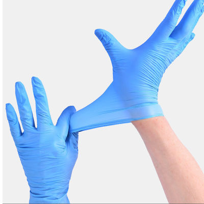 Los guantes médicos libres del nitrilo del polvo EN455 rasgan el ODM resistente del OEM aceptado