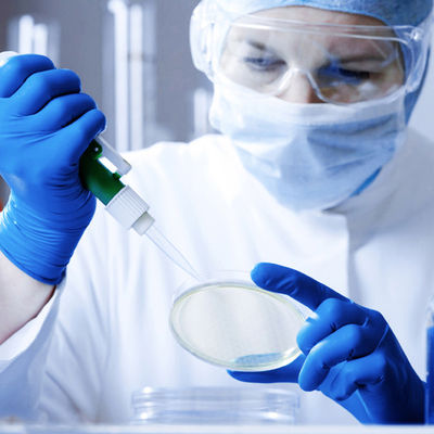 Guantes disponibles de la seguridad de ISO14001 6 Mil Nitrile Medical Examination Gloves