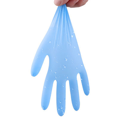 Prueba disponible durable del polvo de los guantes 240m m del examen del nitrilo ISO13485