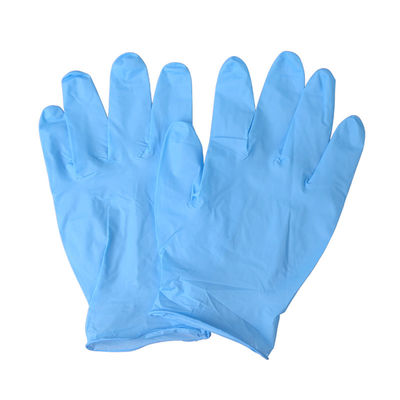 Medio libre de los guantes del nitrilo del polvo disponible industrial de la clase I GB4806