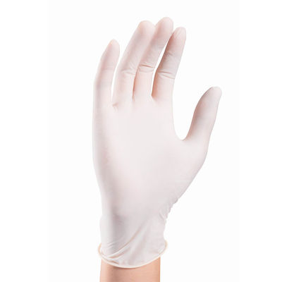 Medio transparente de los guantes del látex de la certificación del ISO 510K/de los guantes del examen del látex