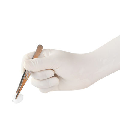 Guantes disponibles de la mano del examen médico del látex EN374 ninguna salida