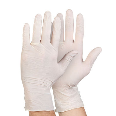 Los guantes libres EN455 EN374 del látex del polvo médico de la protección de Signo certificaron