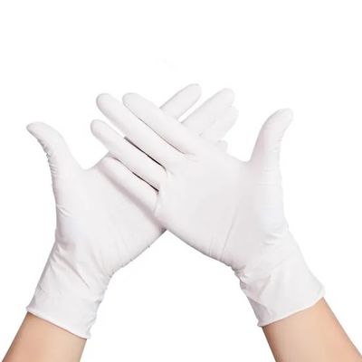 Guantes pulverizados disponibles estándar del látex del CE S-XL del ISO para el examen médico
