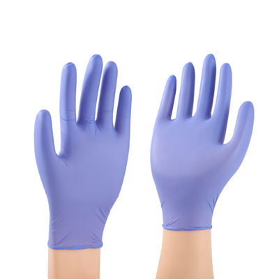 Guantes compuestos antis del nitrilo de la puntura 510K/guantes del nitrilo de la alimentación