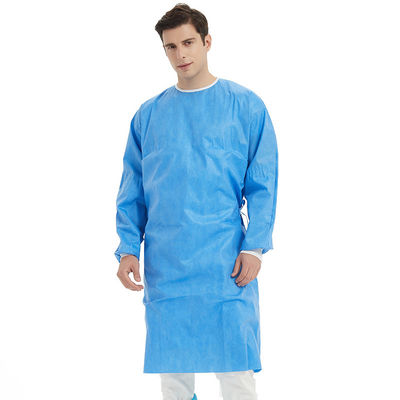 La manga larga previene la ropa quirúrgica médica del vestido quirúrgico de SMS de las bacterias