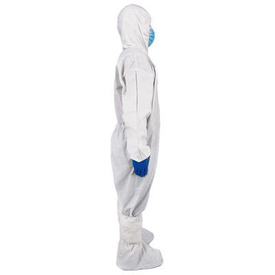 Bata disponible combinada impermeable de S-4XL PP/traje médico disponible