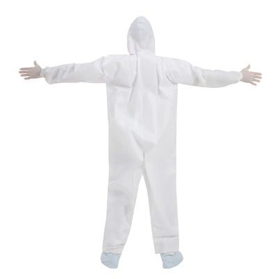 Bata disponible combinada impermeable de S-4XL PP/traje médico disponible