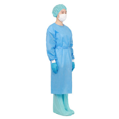 Vestidos protectores disponibles del aislamiento del polietileno de los vestidos de la prenda impermeable 45gsm de SIGNO