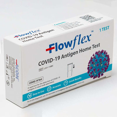 Certificación rápida de la UE de Flowflex del iHealth del equipo de la prueba del antígeno del antígeno de diagnóstico rápido de la polimerización en cadena