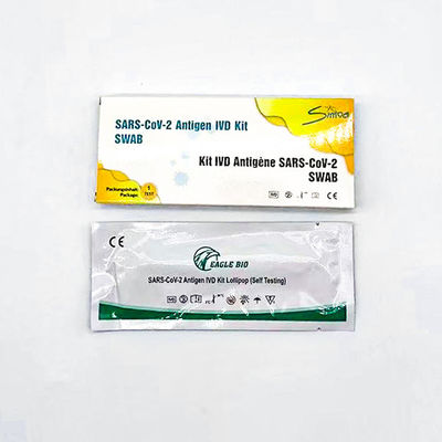 Equipo estéril de la prueba de la esponja del IVD Kit Oropharyngeal Swab Rapid Antigen del antígeno SARS-CoV-2