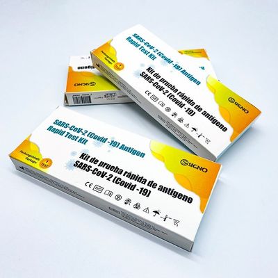 Diagnóstico rápido de Kit Nasal Swab Signo IVD de la prueba del antígeno del uno mismo del esputo de la saliva