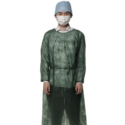 Los PP PE SMS reforzaron el vestido quirúrgico no tejido médico del vestido disponible del aislamiento