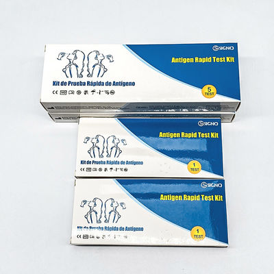 Prueba rápida Kit Disposable Colloidal Gold Method de los Sars Cov 2 del antígeno de la esponja