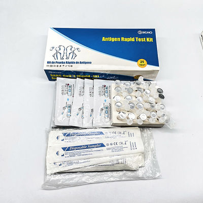 Exactitud de la prueba del antígeno de la esponja el reactivo del IVD alta del oro coloidal rápido del casete para el hogar