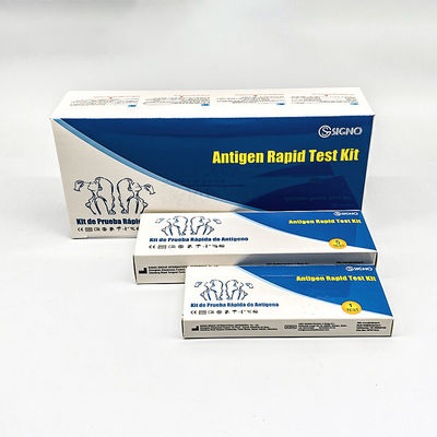 El casete rápido de la prueba del antígeno nasal del esputo de la saliva se reunió el equipo de nylon de la prueba del antígeno de la esponja de la extremidad