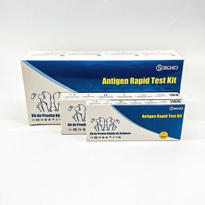 El casete rápido de la prueba del antígeno nasal del esputo de la saliva se reunió el equipo de nylon de la prueba del antígeno de la esponja de la extremidad