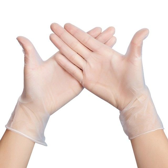 Guantes plásticos del examen del vinilo del PVC de los guantes del corte anti disponible de la talla media disponibles