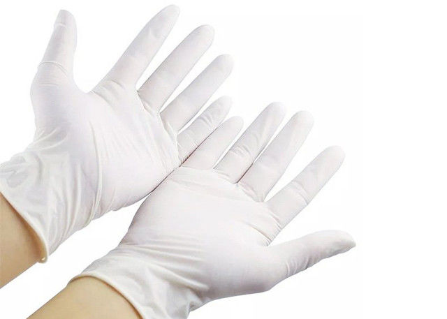 La protección EN374 de la mano pulveriza los guantes libres del látex para el examen médico