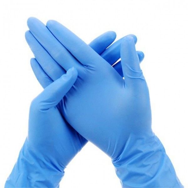 guantes industriales 6 Mil Disposable Nitrile Exam Gloves del nitrilo de la longitud de 240m m