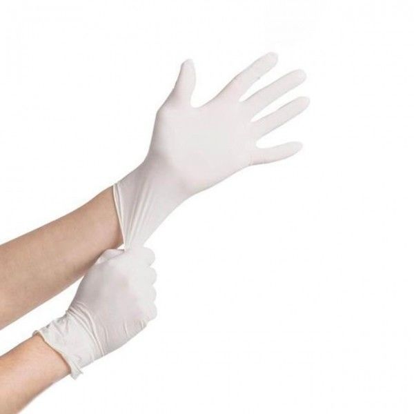 Guantes médicos disponibles del látex del 12X24CM