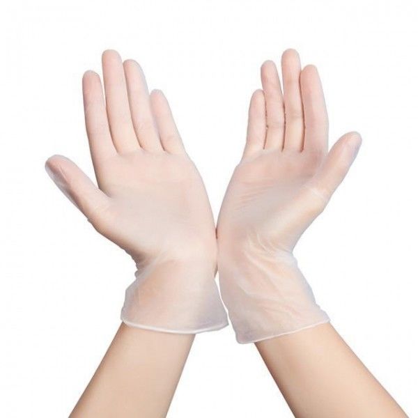 Color transparente 1000PCs/CTN del XL del resbalón de Sugical de los guantes disponibles antis del vinilo