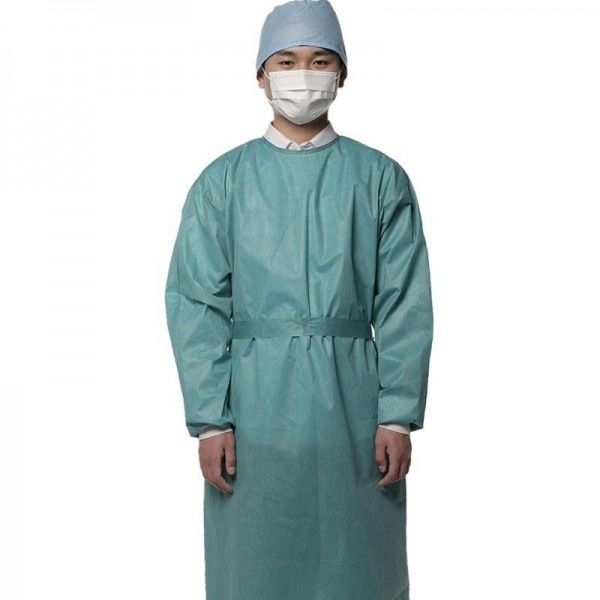 El vestido quirúrgico médico del verde del FDA ISO13485 reforzó al doctor disponible Gown