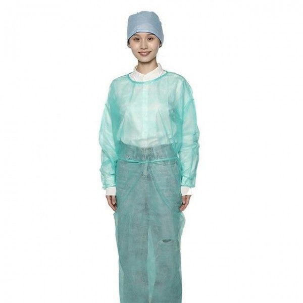 Contra los virus Aami vestido disponible del Cpe de llano 3 vestidos del aislamiento
