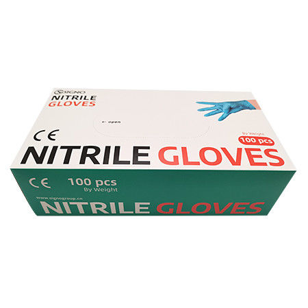 Los guantes disponibles médicos del nitrilo de ISO13485 ISO14001 Xl Xxl se pulverizan libremente