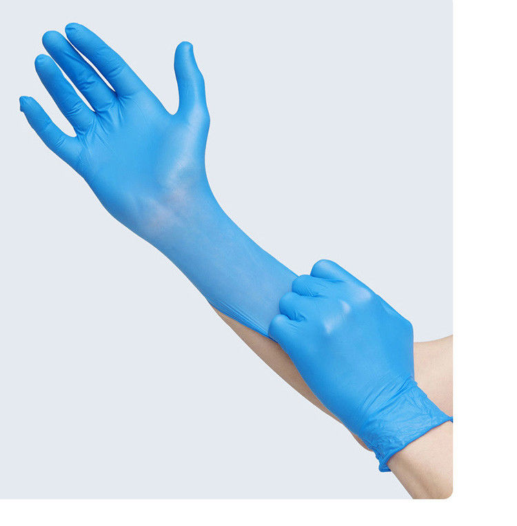 El azul 6 Mil Xl Nitrile Gloves/510k del hogar certificó guantes del nitrilo