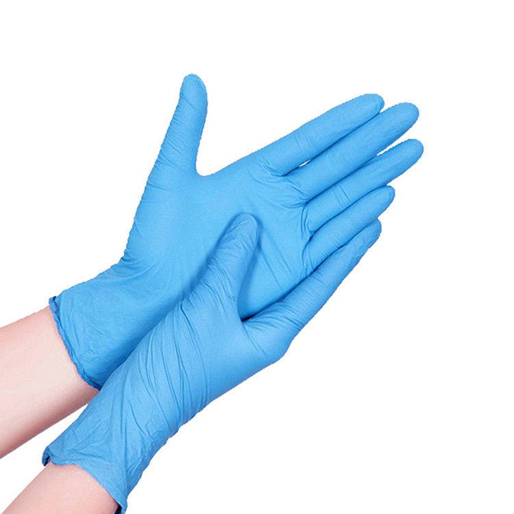 Rasgón medio de los guantes disponibles puros del nitrilo del FDA 510K resistente