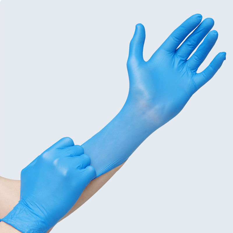 ISO13485 6 Mil Nitrile Exam Gloves Medium/guantes disponibles del hospital